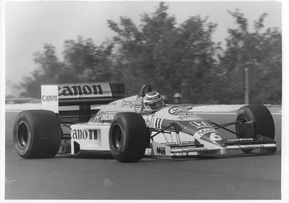 Nelson Piquet wygrywa pierwsze Grand Prix Węgier w 1986 roku