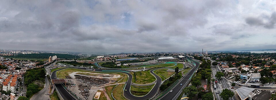 Inne ujęcie lotnicze Autódromo José Carlos Pace