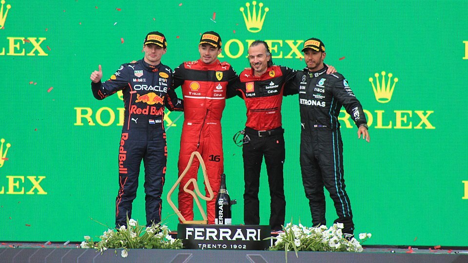 Podium Grand Prix Austrii 2022 na Red Bull Ring