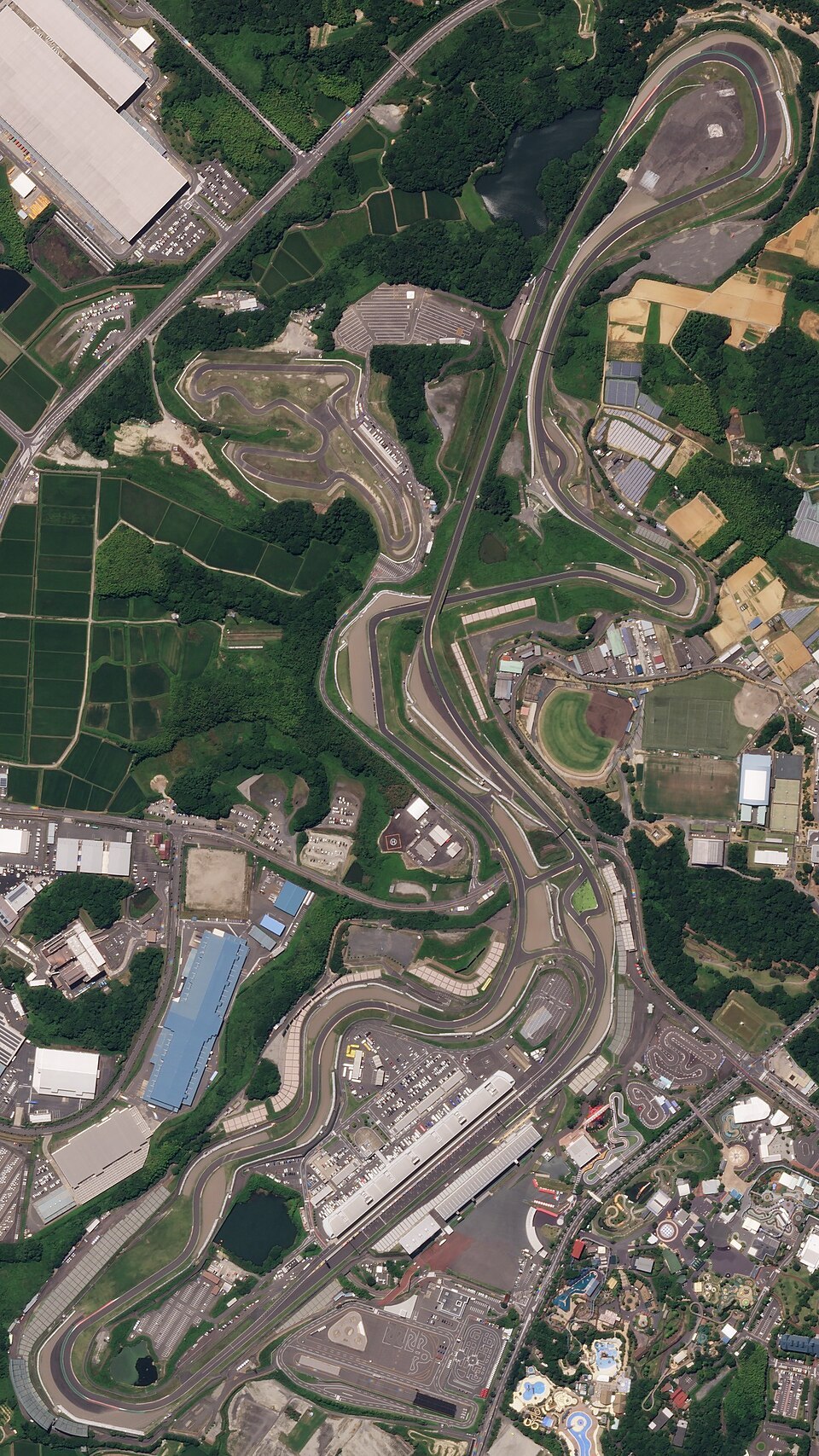 Inne ujęcie lotnicze Suzuka International Racing Course