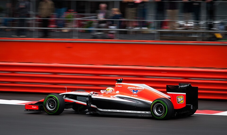 Jules Bianchi podczas Grand Prix Wielkiej Brytanii 2014